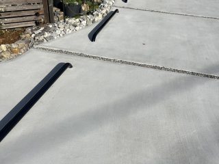 お庭に駐車場とスロープ設置